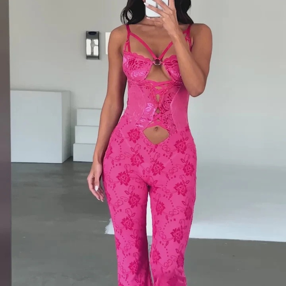 Outcast Avalon Jumpsuit pink